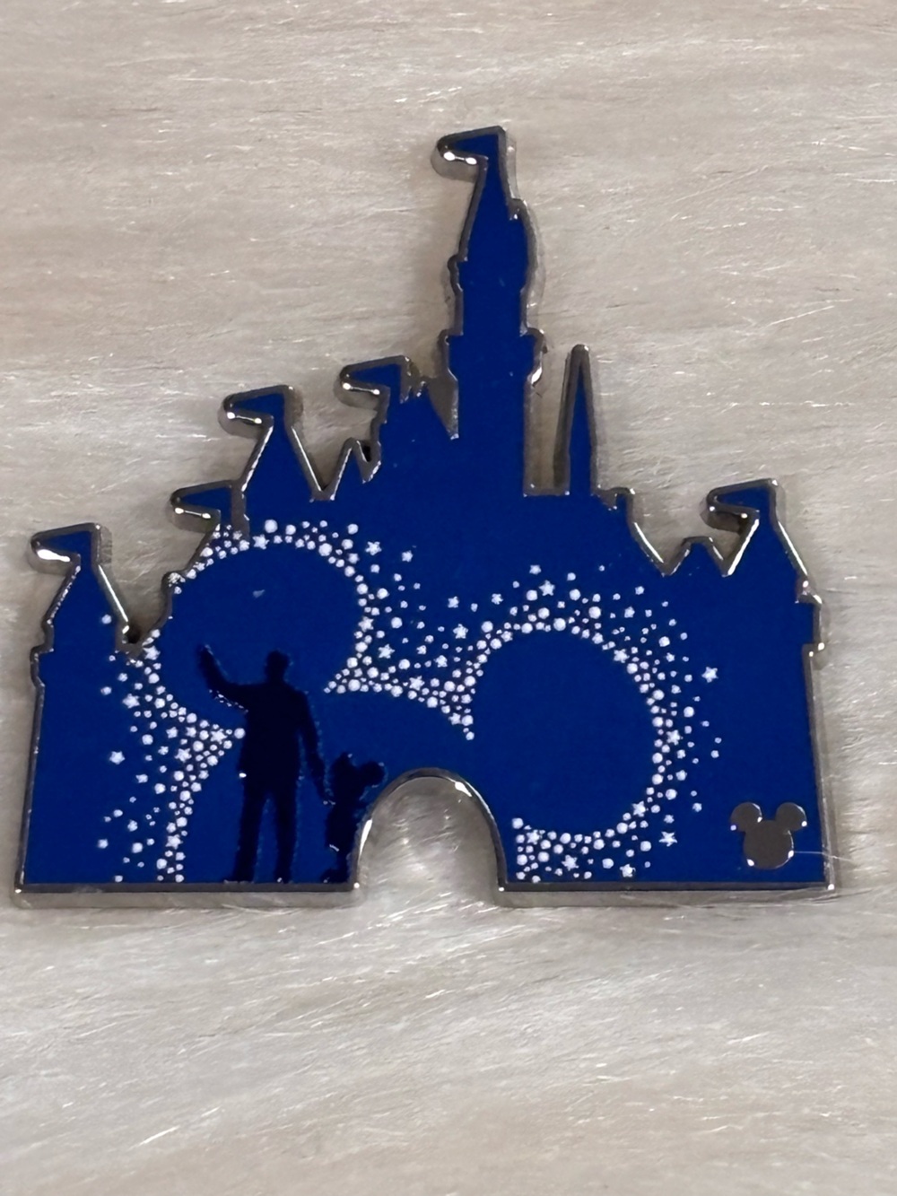Hidden Disney Castle Walt and Mickey Partners Pin Disneyland 2025